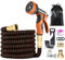 Rantizon Manguera Extensible 15M con Boquilla en 10 Modos, Manguera Jardin Extensible con 4 Capas de Látex a Prueba de Fugas, 3/4 - 1/2 Conector de Latón, Mangueras Extensibles Jardin 15 Metros