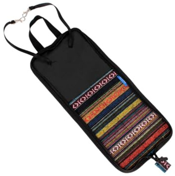 BESPORTBLE Tragbare Drumstick Tasche Aus Verschleißfestem Oxford Ethno Design Für Mehrere Drumsticks Modische Trommelstocktasche Für Auftritte Und Zubehör