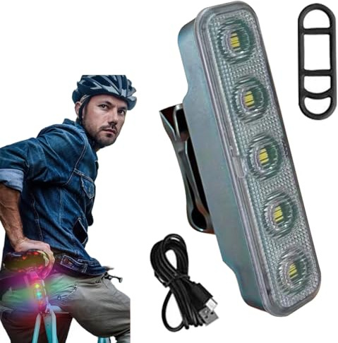 Tail Light for Bike - Cycle Taillights Brake Light,4 Modes Brake Flashing Lamp Waterproof Signals Safety Taillights for Urban Biking Riding Night Commuting Cycling