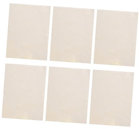 ORFOFE 6pcs Pre-Cut Rim Smoothing Chamois Cloth Pottery Tools for Clay DIY, 15x20cm Absorbent Suede Pads for Pottery Wheel and Ceramic Crafts