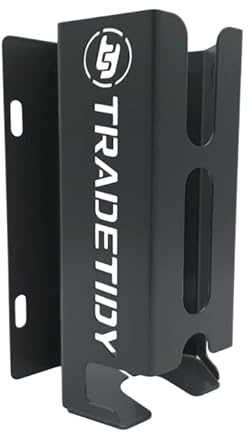 Tradetidy Electrical Tape Holder Steel Rack for 10 Rolls 19mm Grey
