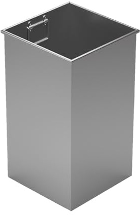 WRJAHCG Cubo De Basura Encimera Empotrable, Tapa De Cubo De Basura Integrada para Encimera De Acero Inoxidable, Papelera Empotrada Tapa, Residuos Orgánicos,Basura Reciclaje,Trash Can