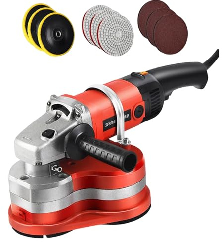 Levigatrice a Tre Teste Pavimenti Macchina Levigatrice Multifunzione Lucidatrice Cemento Professionale Superfici in Pietra Rimozione Colla