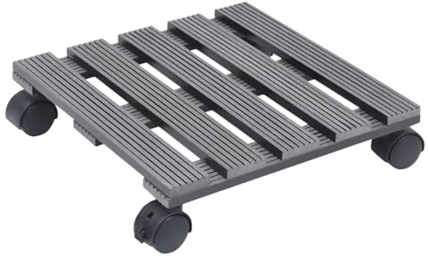 Generico Carrello portapiante con Ruote,Vassoio portavaso con rotelle - Portafiori per Piante da Interno - Interni ed Esterni, Giardino, Patio, Pavimento, terrazzo