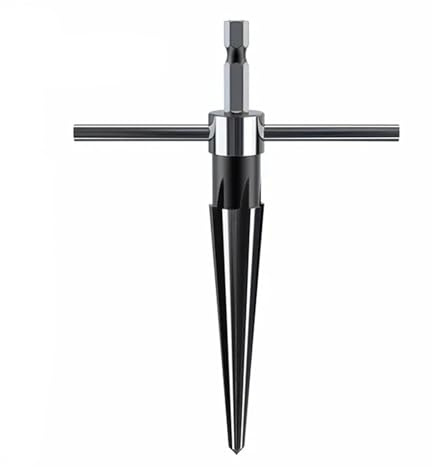 Escariador cónico for carpintería, tablero de madera 3-13/5-16mm, agujero taladro eléctrico, chaflán expansión y desbarbado, herramienta corte con mango Hexagonal, 1 ud(3-13mm)