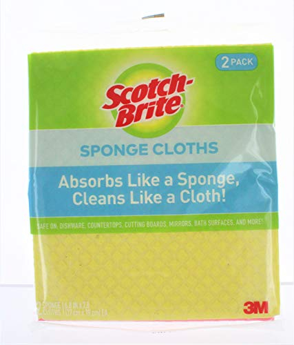 9055 SPONGE CLOTH 2 COUNTS, PACK OF 12 - Color May Vary