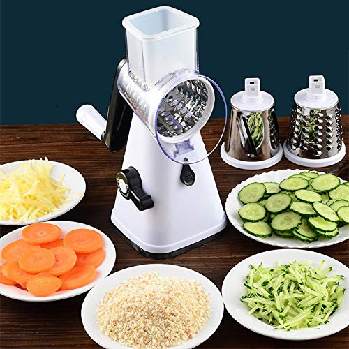 Kitchen Helper 3 In1 Manual Vegetable Cutter Mandoline Slicer Potato Cheese Grater Grind Garlic Home Kitchen Accessories Tools