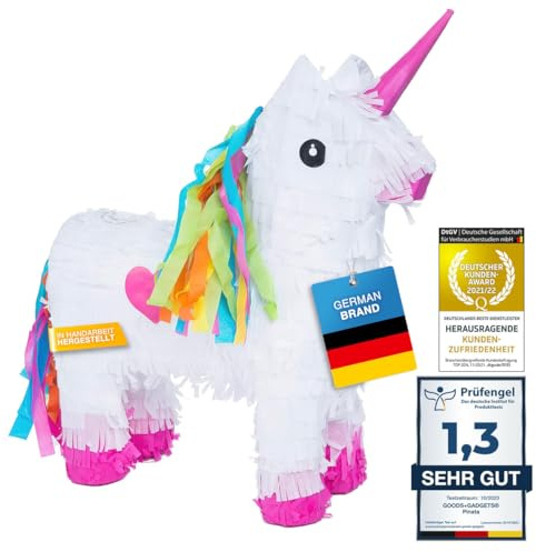 Pinata Party-Dekoration zum Befüllen mit Süßigkeiten für Kinder-Geburtstag Hochzeit Party (Einhorn)