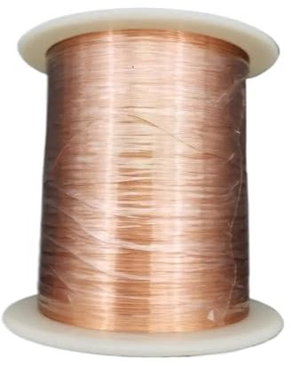 1 Stück 500 g Lackdraht 0,5 0,13 0,25 0,4 0,16 0,8 0,09 1,3 mm Polyurethan-Magnet-Kupferdraht-Wickeldraht (Color : 0.08mm 500g, Size : Copper)