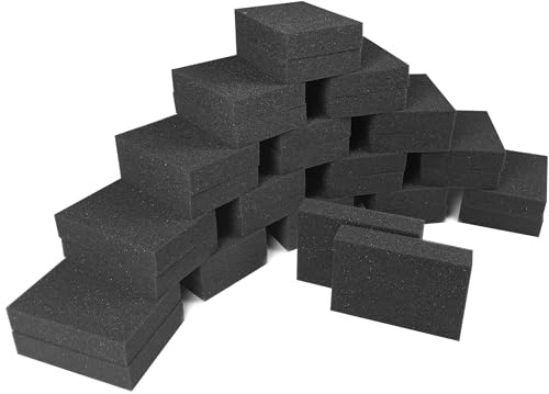 Joewuzun Schaumstoff-Trennwände – 24 Stück multifunktionale Schaumstoff-Trennwände für Sammelkarten, stoßdämpfender Schaumstoffblock für Sport, Spiele, Karten, Verpackungen und Bastelarbeiten