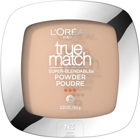 L'Oréal Paris True Match Powder, Natural Buff [N3], 0.33 Oz,N3 Natural Buff,K1601103