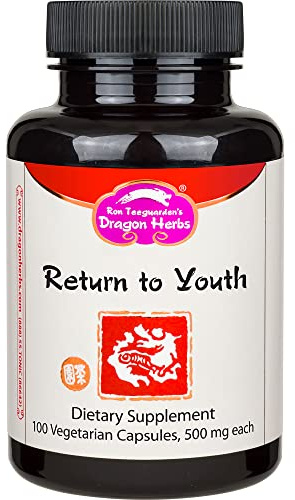 Dragon Herbs - Return to Youth Capsules (Huan Shao Dan) - 100 Capsules, 500 mg Each
