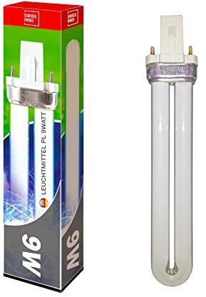 Swissino Tube_PL-9WU - Tubo Fluorescente UV, 9 Watts