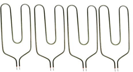 SPARES2GO Heater Elements for Creda Night Storage Heaters (850W, Long Pin, Pack of 4)