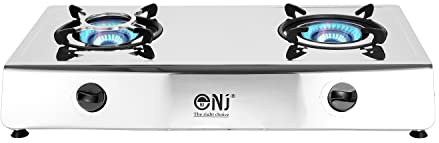 NJ-200SD Cocina de Gas Portatil - 2 Fuegos Hornillo para Interior GLP 8.0kW