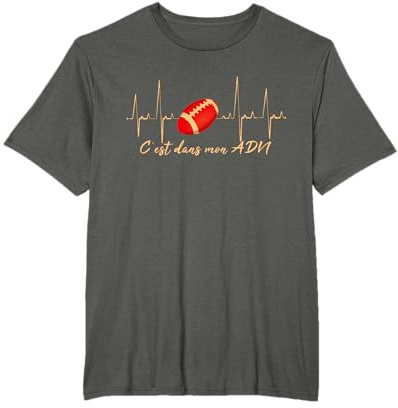 Sportif Joueur De Rugby Cool Hommes Rugby Est dans Mon ADN T-Shirt