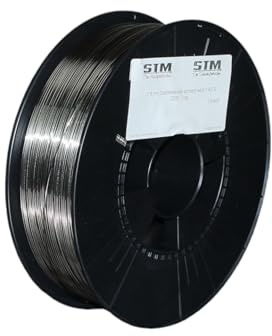 Hyundai Welding 0,8 mm Schweißdraht Edelstahl 1.4370 307 L (schwarz-weiß) NIRO INOX Stainless (D200 (200mm), 5,0 Kg)