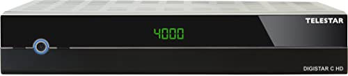 TELESTAR DIGISTAR C HD – DVB-C-/Kabelreceiver (HDTV, HDMI, Scart, Mediaplayer, hochwertiges Metallgehäuse) – Schwarz