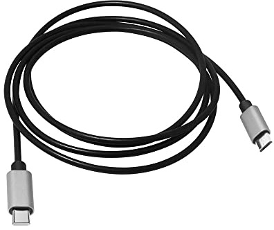 Meenova USB C to MicroUSB OTG Cable 5ft 1.5m for Shure MOTIV Replacement 15 Cable for MV5, MV51, MV88+ and MVi (AMV-USBC15), iPhone 15 Pro Max Plus, Tablet, iPad Pro Connect Microphone, DAC, S22, S21