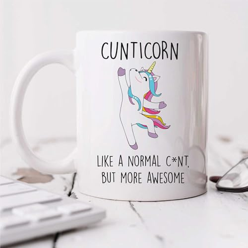 60 Second Makeover Limited Cunticorn Mug C*nt Unicorn Mug Funny Mugs for Women Cunt Present Cuntgifts Adult Humour Swear Gift Offensive Gifts UNT