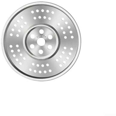 HEBEOT 304 Edelstahl Dampfgarer Tablett Runde Dampfschale Kühlgitter Dampfkorb zum Kochen Schnellkochtopf Zubehör Silber (17,7 cm)