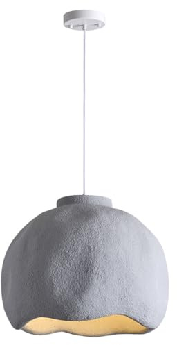 Moderno Industriale Vento Resina Calcestruzzo Lampada a Sospensione per Cucina Isola Cupola Creativa Lampada a Sospensione con Design