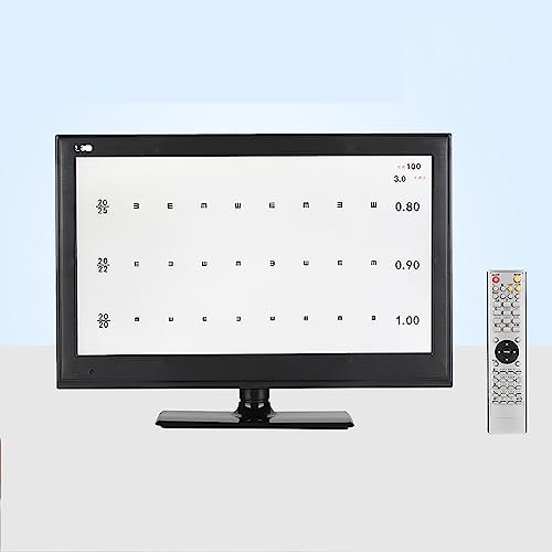 IMOSEI Diagrammi oculari ottici elettronici, LCD da 18,5 pollici con grafici ottici elettronici con bersagli visivi multipli, adatti per oftalmologia ospedaliera, rilevamento optometrico del negozio