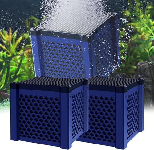 Aktivkohle Block | 3 Stc Clever Cube Aktivkohle Pferde Aktivkohlefilter Pferdetränke, Eco Aquarium Wasserreiniger Würfel, Factivated Charcoal Ilterwürfel für Teiche,Aquarium,Vorratstank (3 stc)