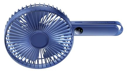 Ventilador USB C de mano y de escritorio, salida de flujo de aire fuerte, ventilador de refrigeración recargable por USB para el hogar, al aire libre, recargable para exteriores
