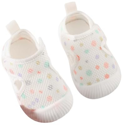 Generisch Primavera y Verano Niños y Niñas Bebé Niños Sandalias de Malla Transpirable Perforadas para Aprender a Caminar, multicolor, 19 EU