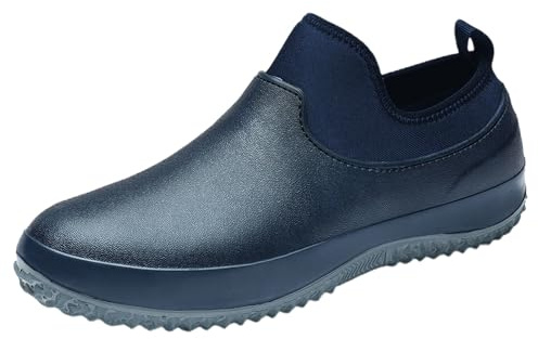 Chaussures de Pluie Chaussures de Chef à Enfiler pour Hommes et Femmes, Bottes de Travail de Cuisine de Restaurant imperméables antidérapantes résistantes à l'huile EVA