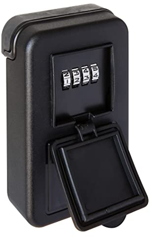 ARREGUI KEEPER SEG011 Caja Fuerte para Llaves Exterior con Código, Segura y Resistente, Fácil Instalación, Negro