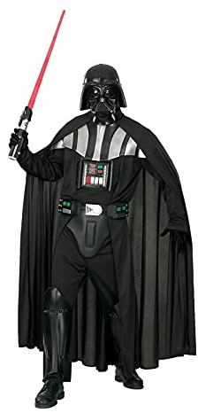 Rubies officiella Disney Star Wars Darth Vader vuxen deluxe kostym, storlek X-Large, svart Halloween