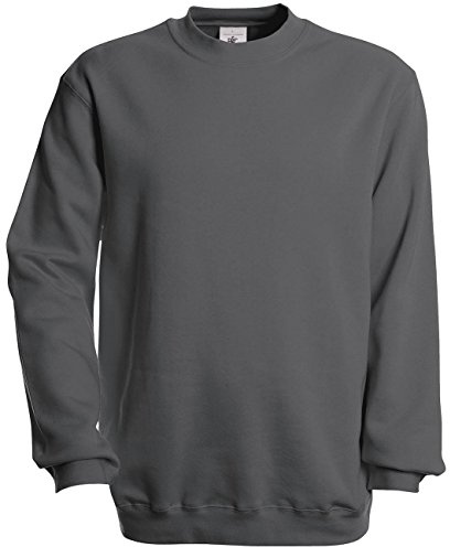 B&C set i herrtröja pullover med rund urringning