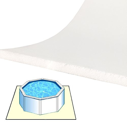 Zavattishop Tappeto materassino Morbido da Fondo 6 x 6 m per Piscina fuoriterra