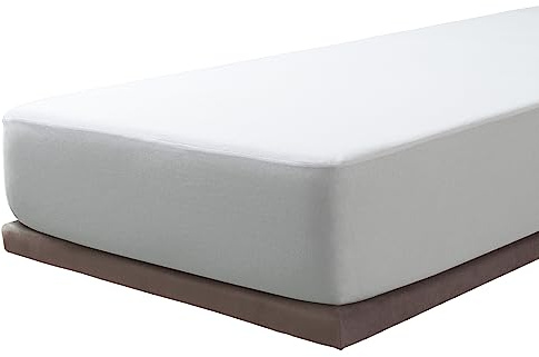 Savel - Wasserdichter Anti-Allergisch Matratzenschoner/Matratzenauflage, 140x190/200cm Anti-milben | Atmungsaktiv | 100% Baumwolle | Antibakterielle Behandlung Sanitized