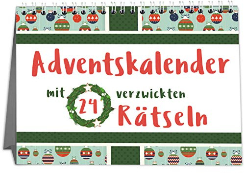 Rätsel Adventskalender Erwachsene mit 24 kniffligen Rätseln - 2026 für Singles, Paare und Familien - Perfekt zum Verschenken - Sophies Kartenwelt