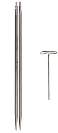 ChiaoGoo TWIST Lace Pointes Interchangeables Acier 8 cm 2,00 mm - 1 pce