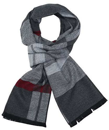 soul young Homme Douce Coton Carreaux Foulard Grand avec boîte cadeau