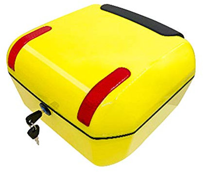 ZXCASDF Topcase Motorradkoffer Motorradkoffer-Innentaschen Set Passend Zu Gepäck, Seitenkoffern Und Top Case Aufbewahrungskofferroller Kann Helme,Lemon Yellow