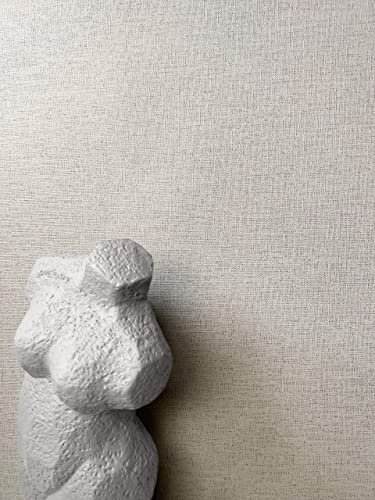 Newroom Vliestapete Taupe Uni Tapete Wohnzimmer Schlafzimmer | Feine Melange-Textilstruktur, kühles Taupe Grau-Beige, ansatzfrei, Stil modern skandinavisch minimalistisch