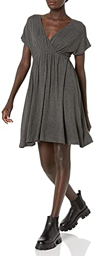 Amazon Essentials Mujer Vestido Cruzado (Disponible en Tallas Grandes)