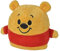Disney - Winnie l'ourson, Winnie & Bourriquet, réversible, 8cm, Peluche, à partir de 0 Mois
