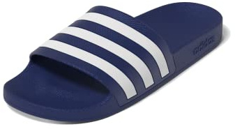 adidas Adiletten Badelatschen (42, dark blue/white)