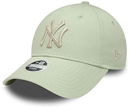 New Era New York Yankees MLB Metallic Logo Green 9Forty Adjustable Women Cap - One-Size