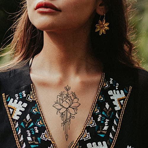 MyJagua Tattoo • Ewige Eleganz | 1-2 Wochen Tattoo | Auf Pflanzenbasis | Hautverträglich | Wasserfest | Neue Tattoo Technologie | Kein Klebe Tattoo