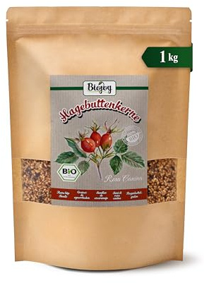 Biojoy Semi di rosa canina BIO, essiccati, interi, tisana, 1 kg | Tisana sfusa, Rosa canina L.