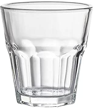 HEXEH Jarras de Cerveza 12PCS Copas de Vidrio Templado Bar de vinos KTV Copas de Cerveza Juego for el hogar de Copas de Vidrio duraderas Anti-caída Vasos (Color : 150ML, Size : 12PCS)