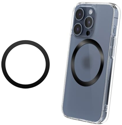 PROfezzion for MagSafe Ring, Magnetic Metal Ring Sticker with 3M Adhesive | for iPhone 17 16 15 14 13 12 Pro Max Plus Air Regular Case to Accept MagSafe Accessories