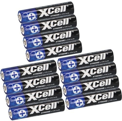 Xtreme Lot de 12 piles au lithium AAA Micro FR03 L92